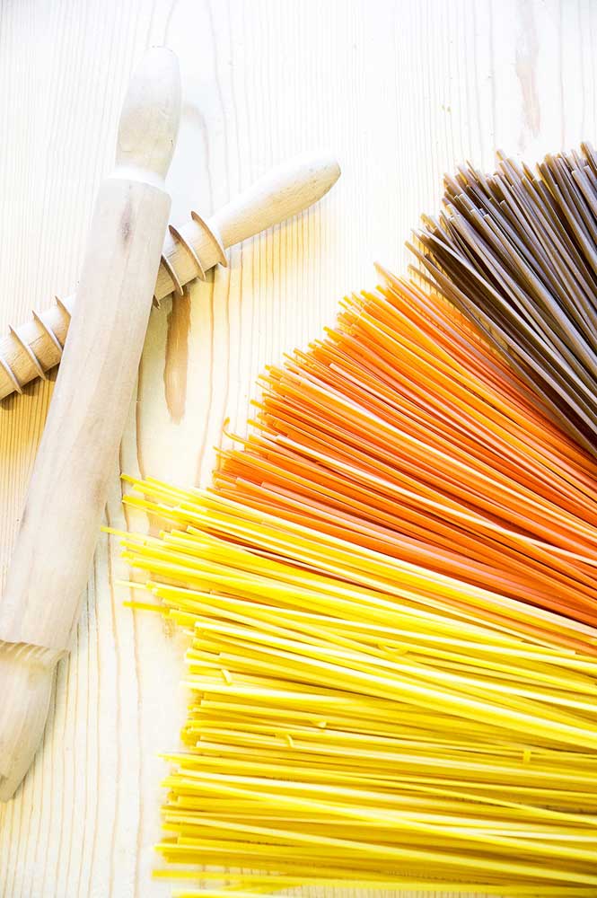sfeer-afbeeldingen-met-verschillende-linguinepastas Diverse smaken linguine pasta