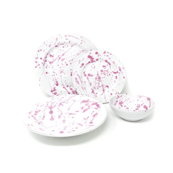 16-delig-servies-roze italiaans servies