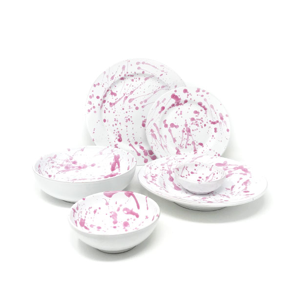 24-delig-servies-roze italiaans servies